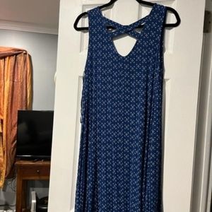 Blue dress